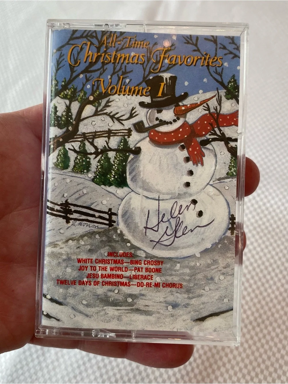 Christmas Retro Hallmark Holiday Music Cassette Lot - Red, Green, Gold